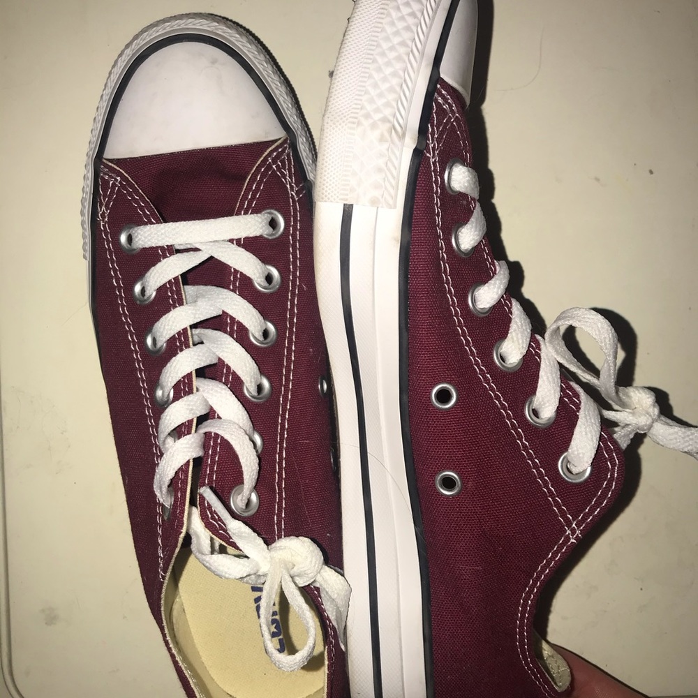 Maroon Converse - image 2